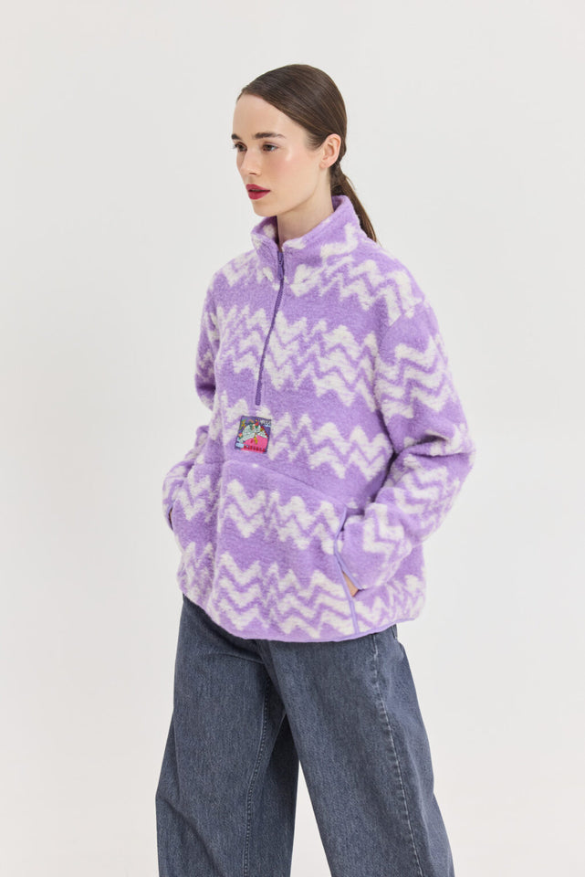 MOON SWEATSHIRT LILAC
