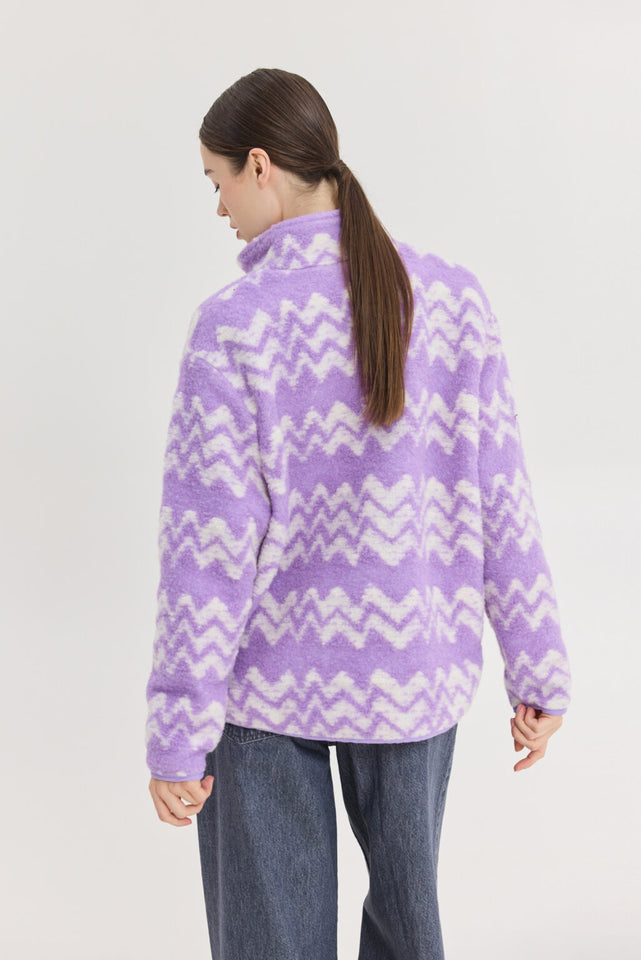 MOON SWEATSHIRT LILAC