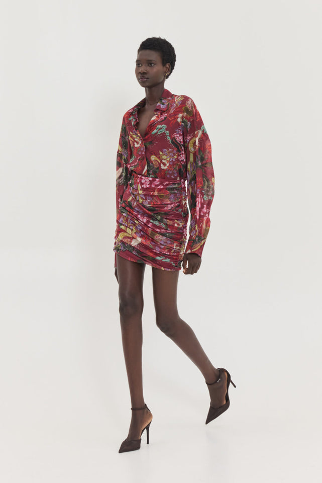 APEROL SKIRT BORDEAUX