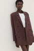 NAIROBI BLAZER ORANGE PLAID