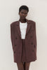 NAIROBI BLAZER ORANGE PLAID