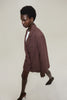 NAIROBI BLAZER ORANGE PLAID