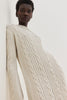 ALUDRA KNITTED DRESS BEIGE