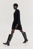 ALUDRA KNITTED DRESS BLACK
