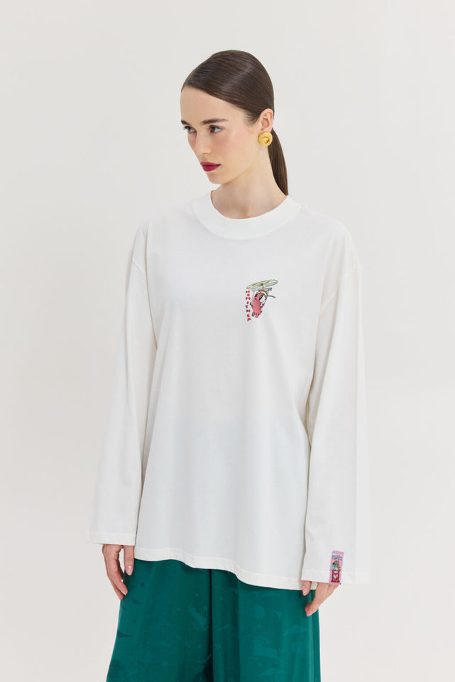 HERMES T-SHIRT OFF-WHITE