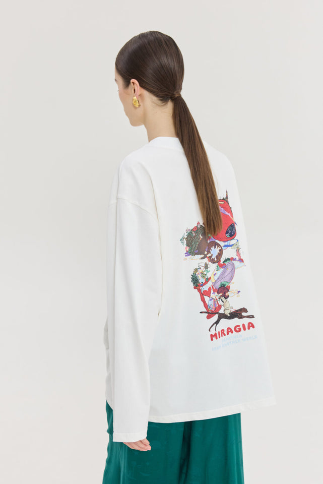 HERMES T-SHIRT OFF-WHITE