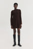 ALUDRA KNITTED DRESS BROWN