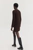 ALUDRA KNITTED DRESS BROWN