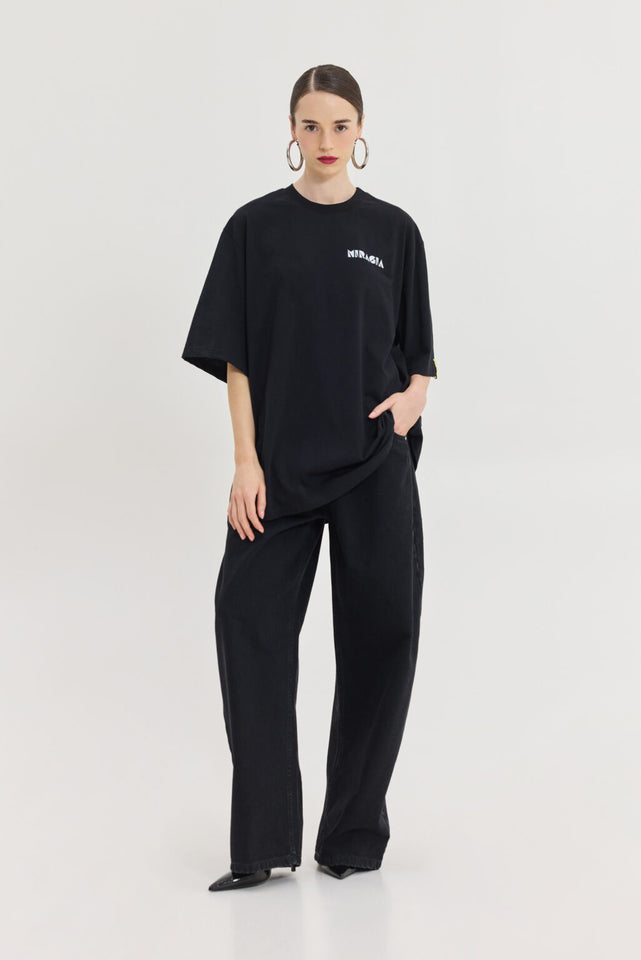 CHEETAH BLACK T-SHIRT SPACE