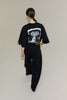 CHEETAH BLACK T-SHIRT SPACE