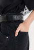 LIBRA DENIM PANTS BLACK