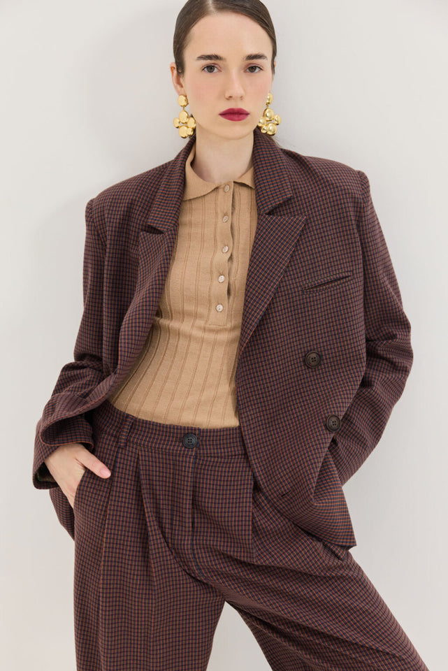 CHAMELEON PANTS ORANGE PLAID