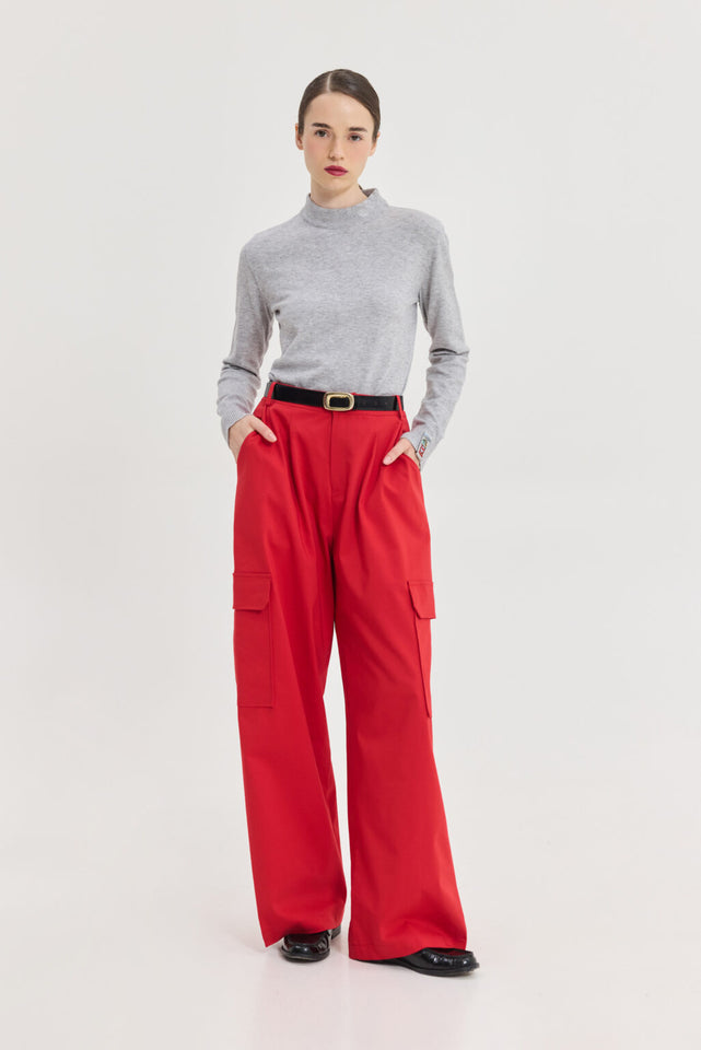 ZENITH KNITTED TOP GREY