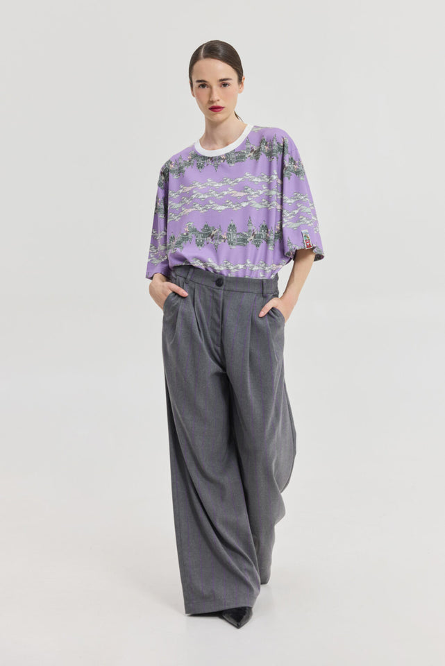 CHAMELEON PANTS PURPLE STRIPES