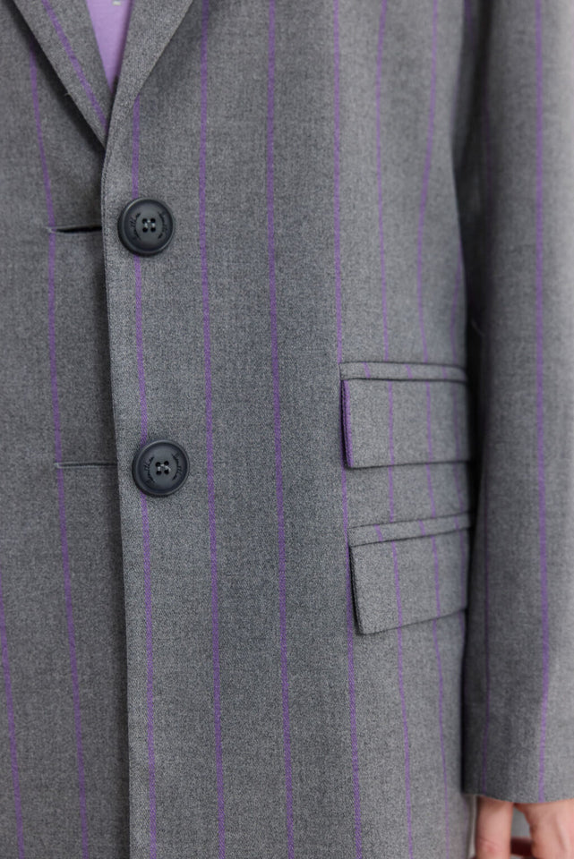 SENEGAL BLAZER PURPLE STRIPES