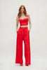 MARTHA PANTS WATERMELON RED