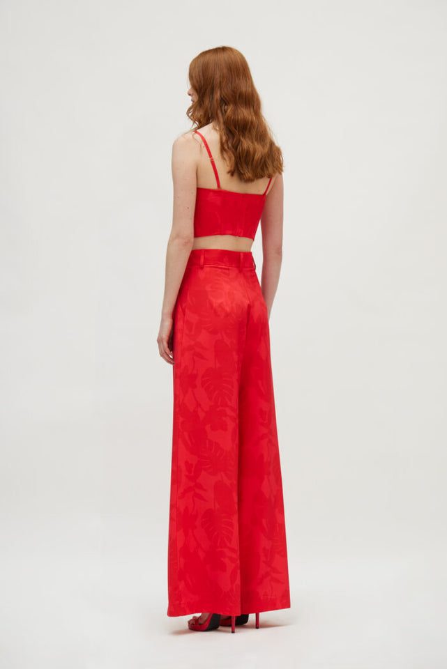 MARTHA PANTS WATERMELON RED