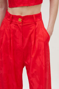 MARTHA PANTS WATERMELON RED