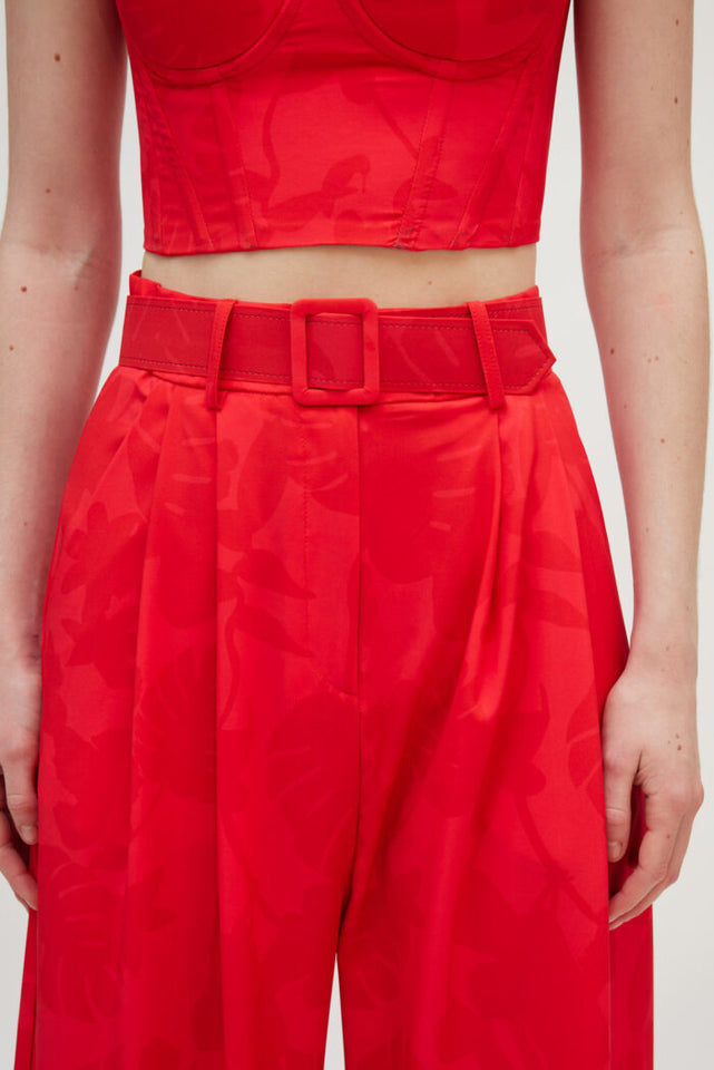 MARTHA PANTS WATERMELON RED