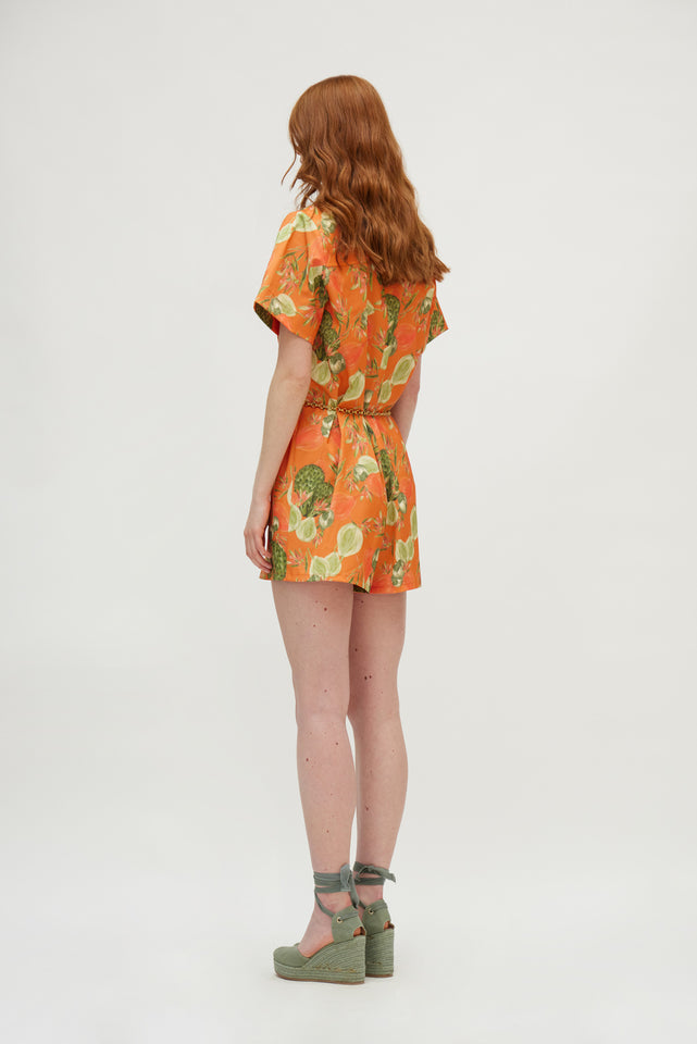 SAFARI JUMPSUIT ORANGE