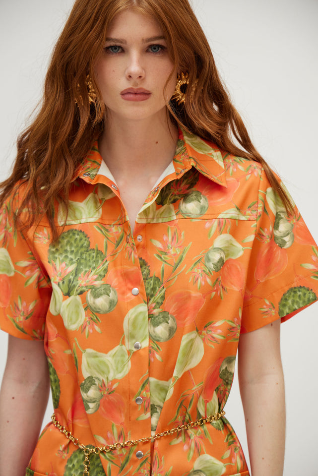 SAFARI JUMPSUIT ORANGE