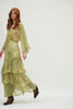BARI DRESS GOLD GREEN