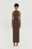 MOANA DRESS BROWN