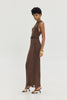 MOANA DRESS BROWN