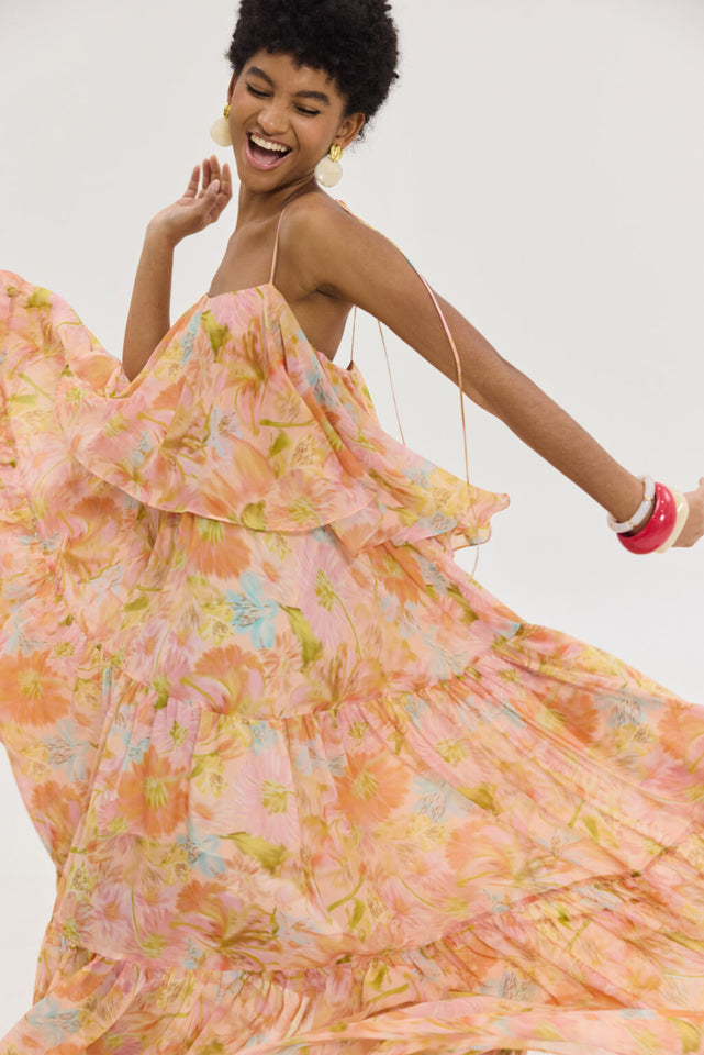 KARENINA DRESS PEACH