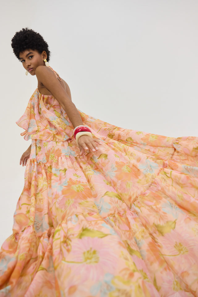 KARENINA DRESS PEACH