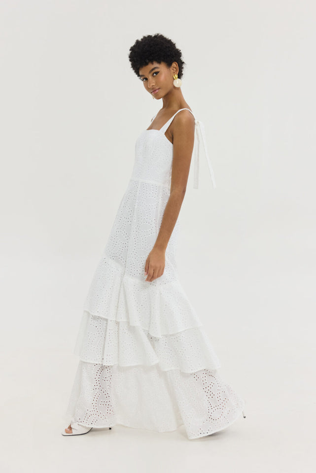 ANTINOR DRESS WHITE
