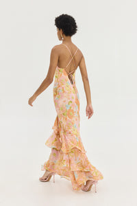 OLSI DRESS PEACH