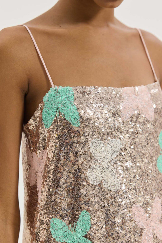 LUZ DRESS ROSE GOLD