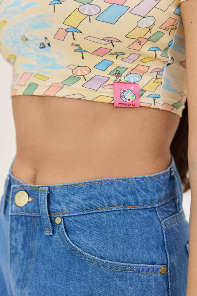 LILA SHORTS REIN BLUE