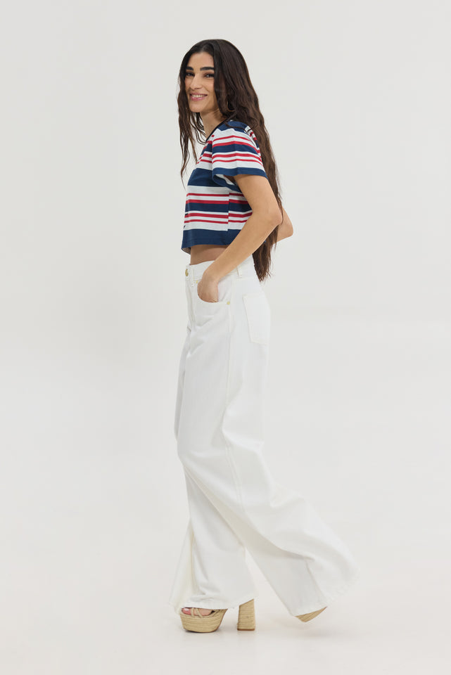 SALEM DENIM PANTS WHITE