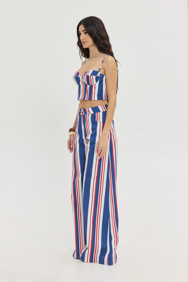 SALEM DENIM PANTS NAUTICA STRIPES