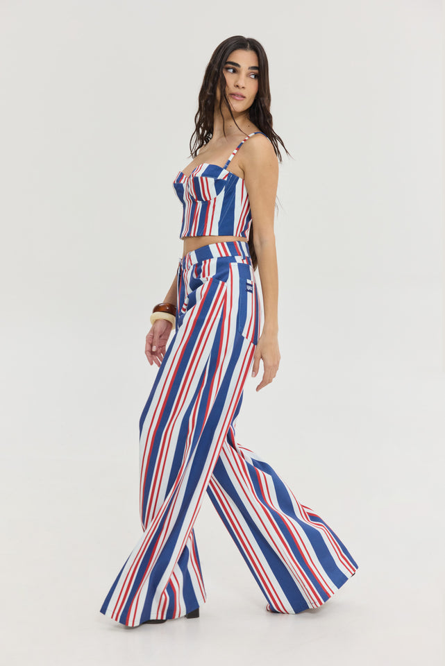 CHARIS TOP NAUTICA STRIPES