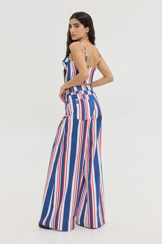 CHARIS TOP NAUTICA STRIPES