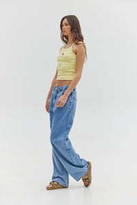 BOSTON DENIM PANTS GREY BLUE WASH