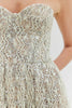CRYSTAL DRESS TAUPE