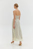 CRYSTAL DRESS TAUPE