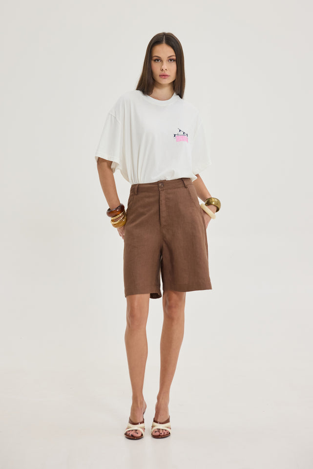 TOMMY SHORTS BROWN