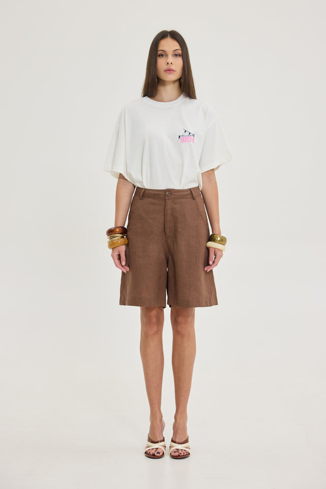 TOMMY SHORTS BROWN