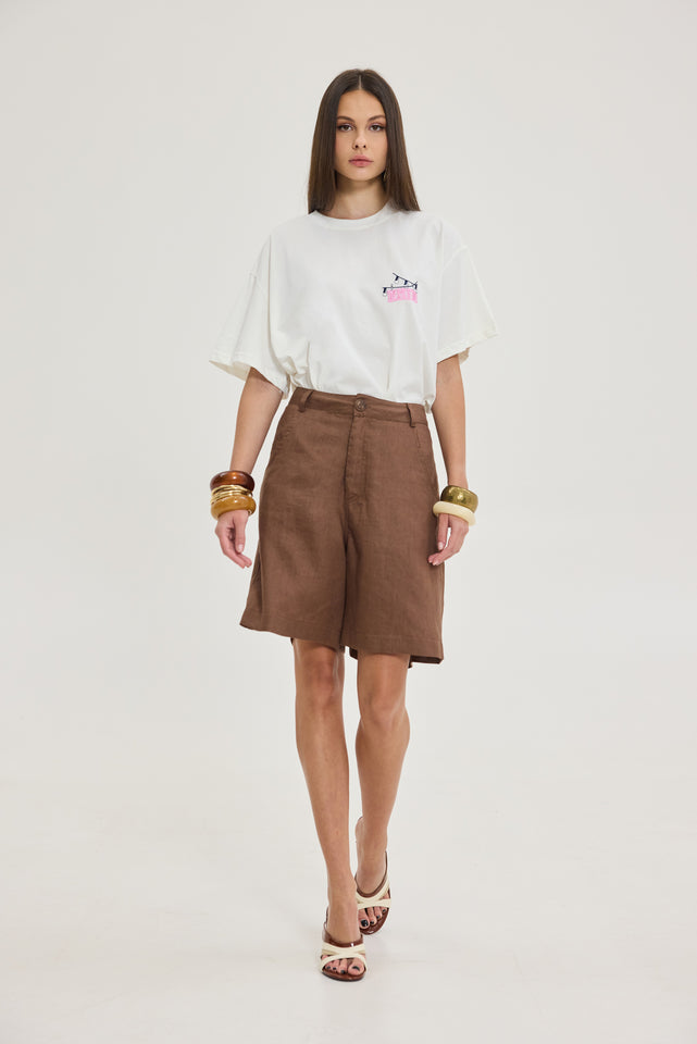 TOMMY SHORTS BROWN