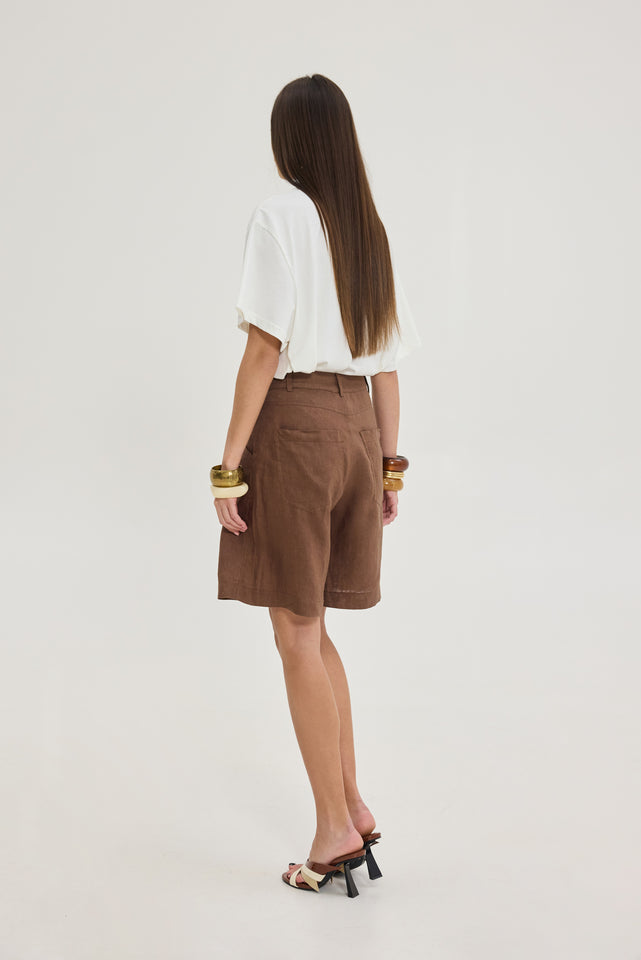 TOMMY SHORTS BROWN