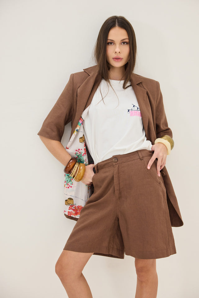 TOMMY SHORTS BROWN