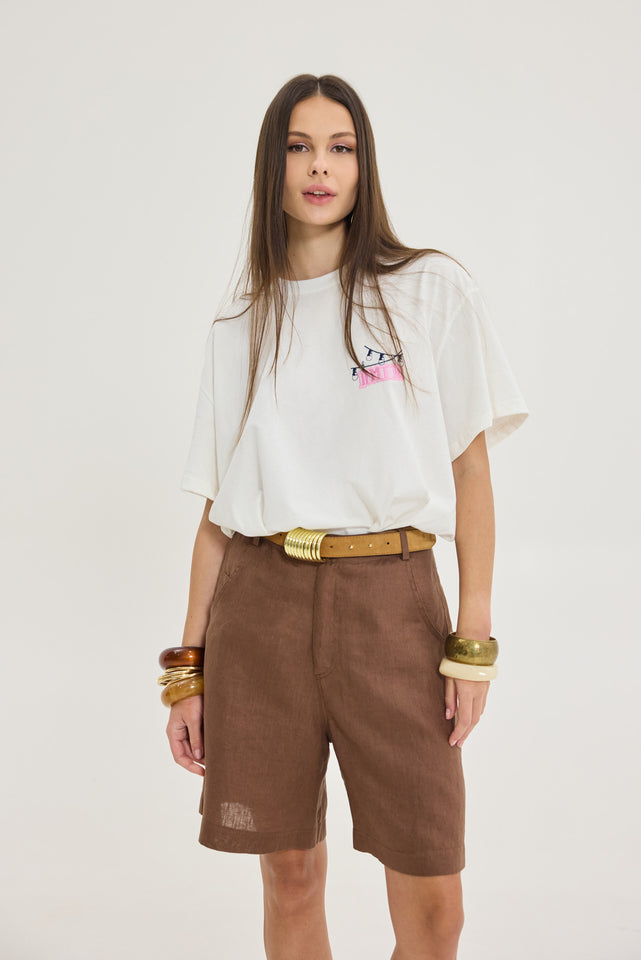 TOMMY SHORTS BROWN