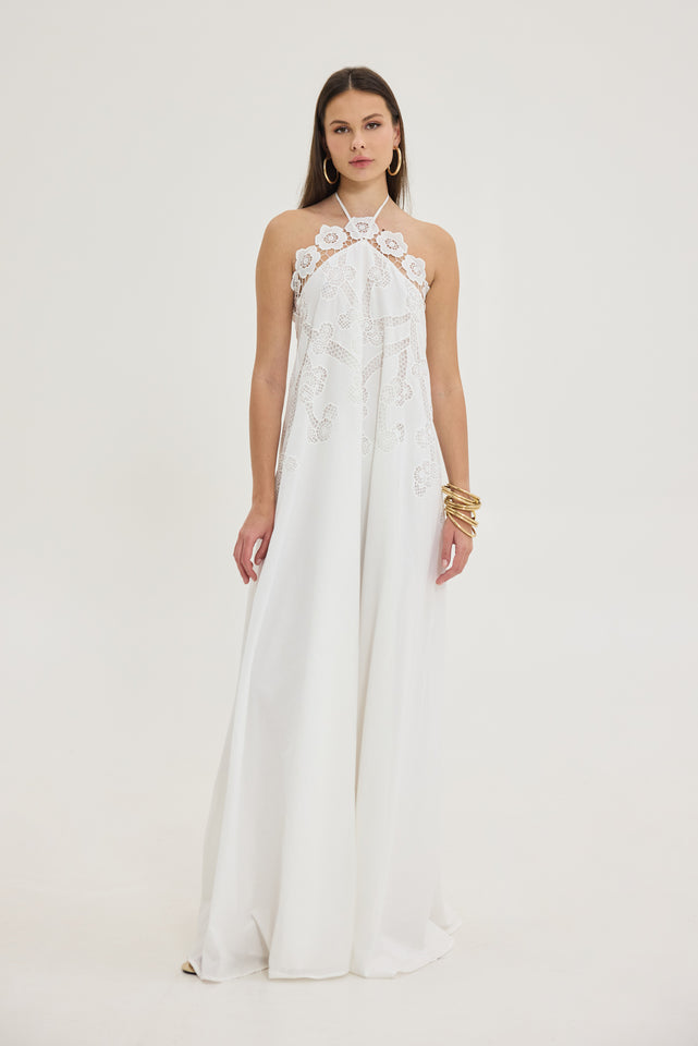 BLOOM DRESS WHITE