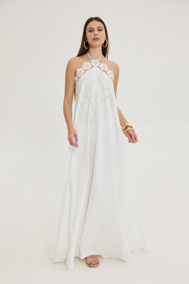 BLOOM DRESS WHITE
