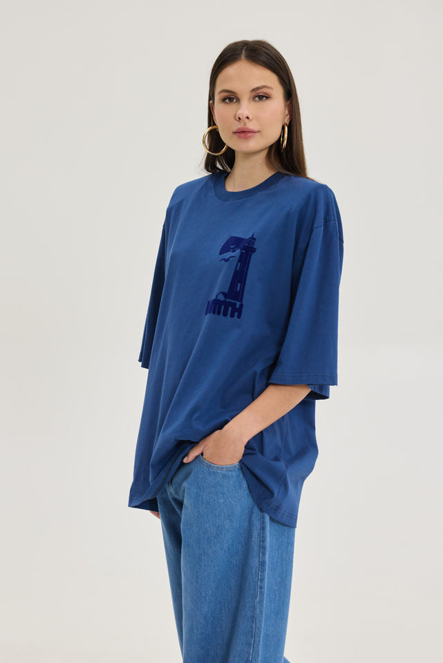 SAHARA T-SHIRT BLUE